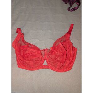 Curvy Kate Victory Balcony Bra Red size 40K NWOT